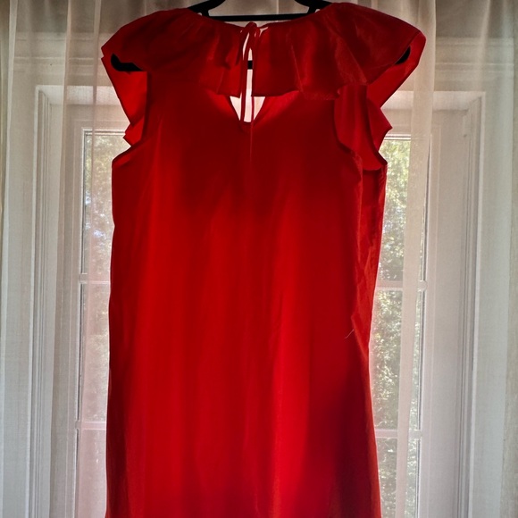 WHIT TWO orange/red midi dress, size s - Picture 3 of 5